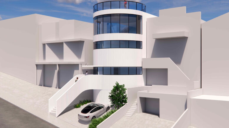 768 De Haro Street, rendering by Stanley Saitowitz Natoma Architects
