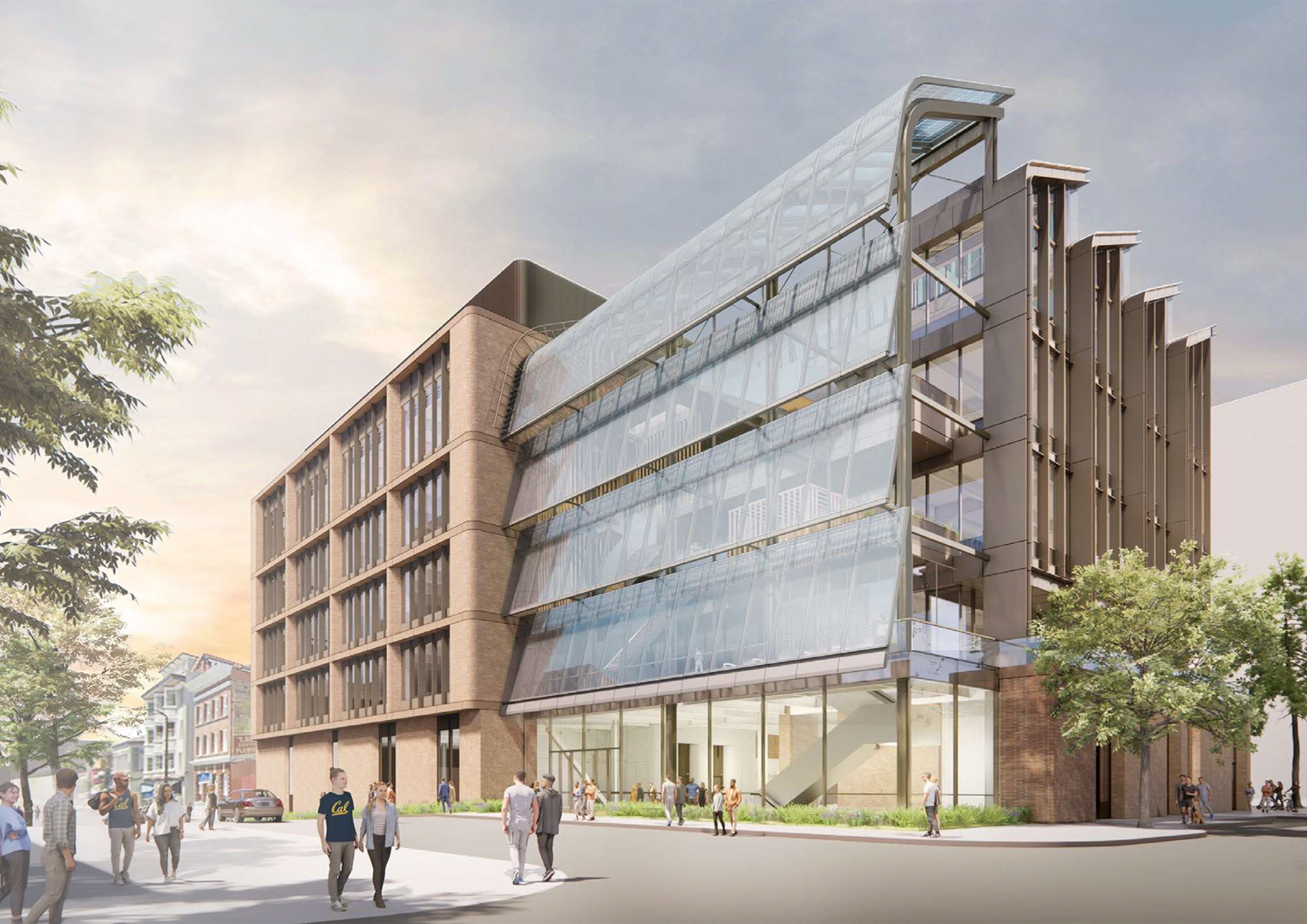 Bakar Labs for Energy & Materials establishing view, rendering by Gensler and UC Berkeley Capital Strategies