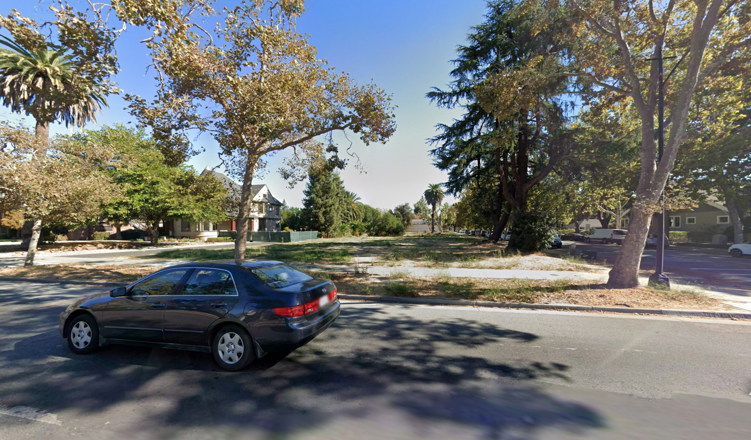 Emory Street Townhomes existing site, image via Google Street View