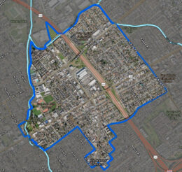 Five Wounds Urban Village Plan with potential historic designations listed, illustration via plan set
