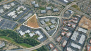 Murphy Village outlined approximately by YIMBY, image via Google Satellite