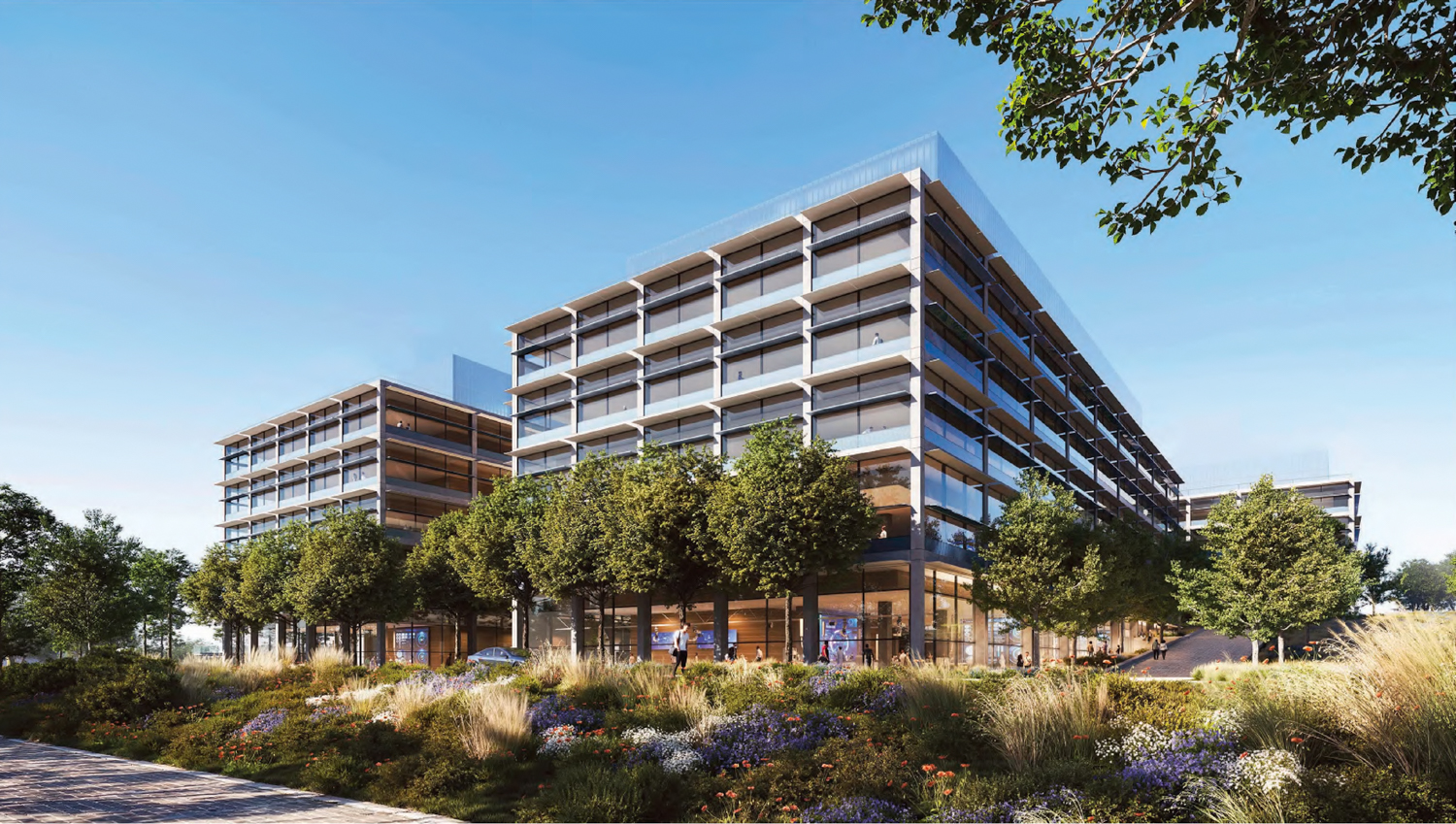 gRED Center, rendering by CannonDesign and Foster + Partners