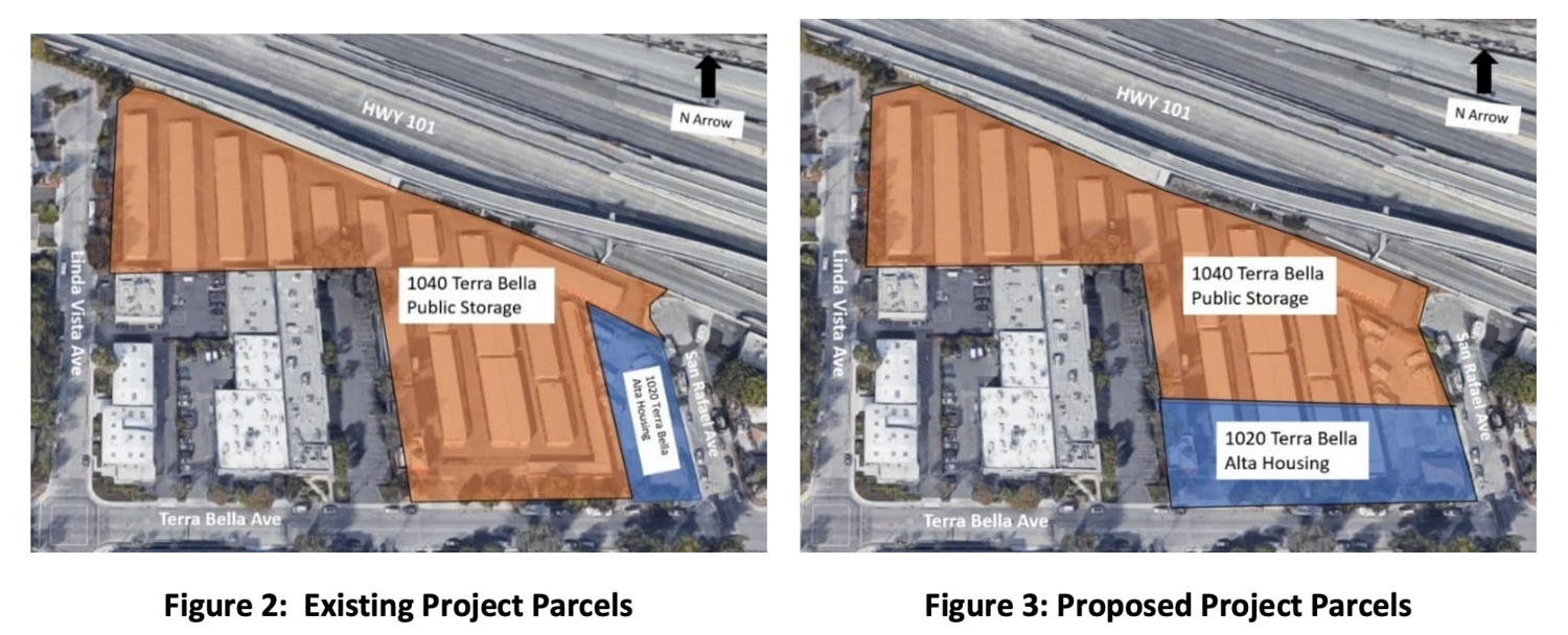 1020 and 1040 Terra Bella Avenue reconfiguring, image via City of Mountain View