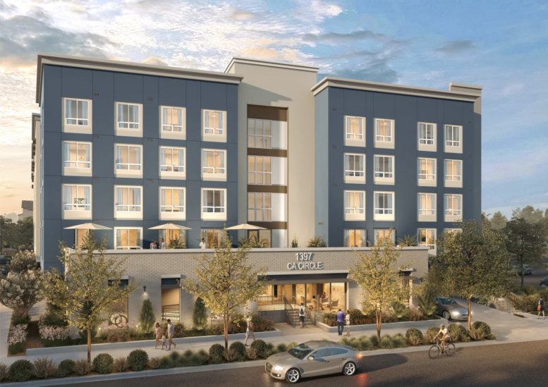 1397 California Circle Rendering, image by KTGY