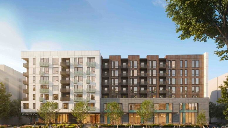 155 Jefferson Street, rendering by KTGY
