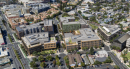 1555 El Camino Real Aerial Rendering, image via HSR