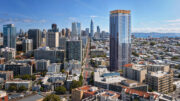 1601 Mission Street aerial view, rendering by Solomon Cordwell Buenz