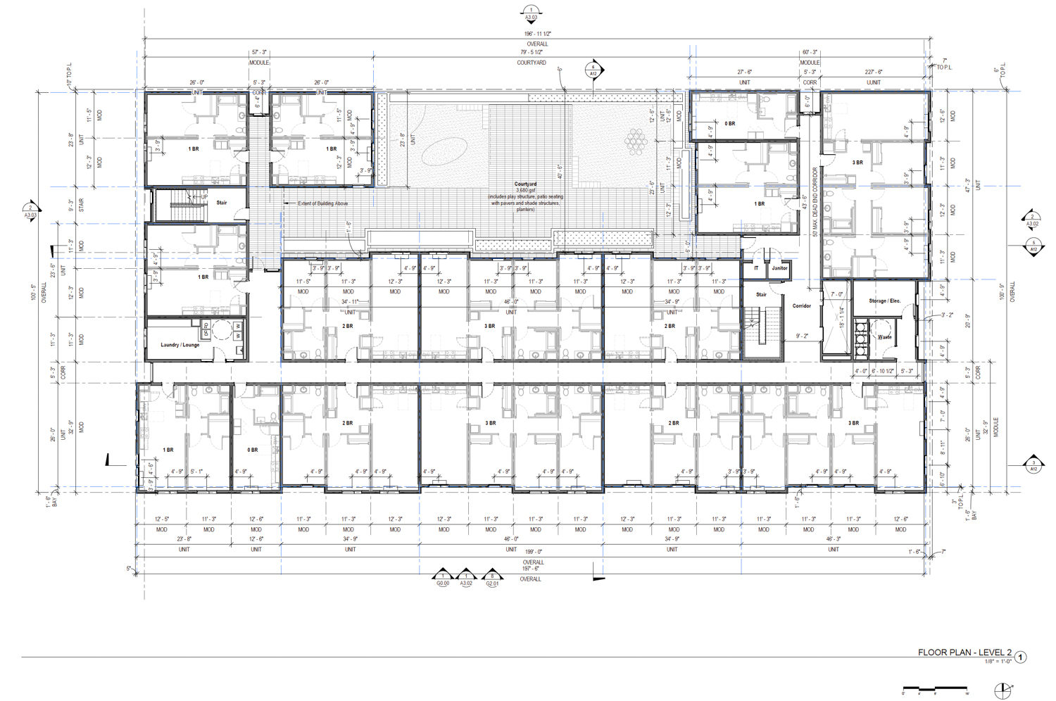 2101 Brush Street, floor plan by PYATOK