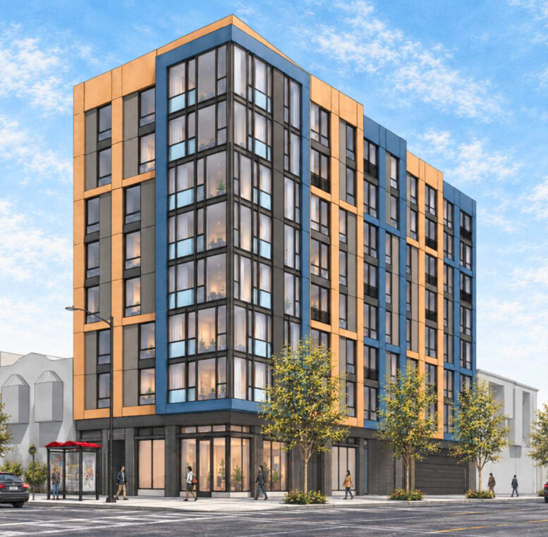 228 Collins Street establishing view, rendering by Kerman Morris Architects