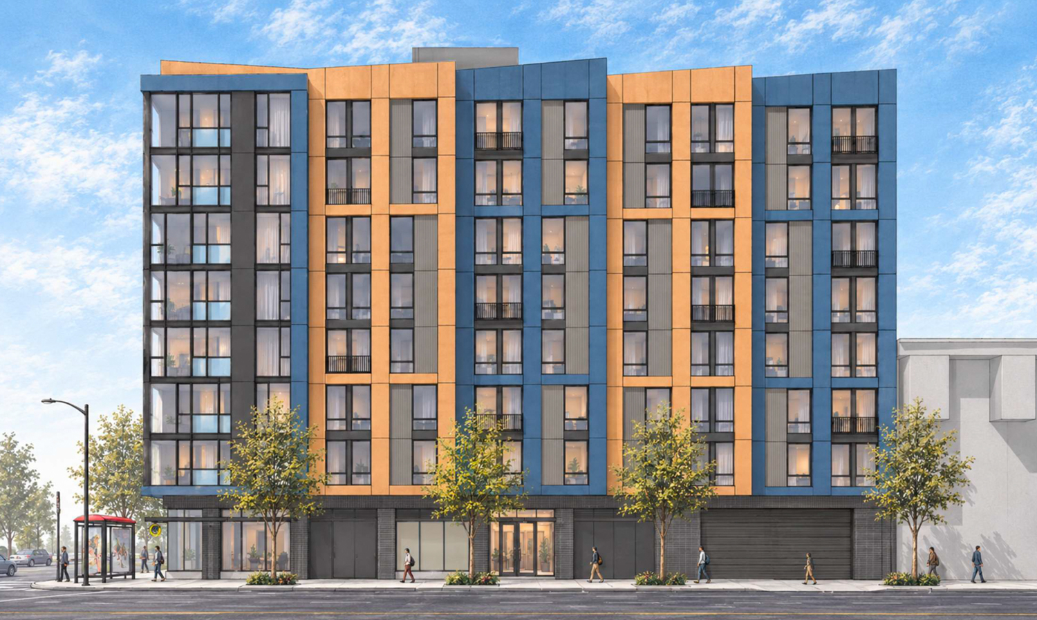 228 Collins Street front elevation, rendering by Kerman Morris Architects