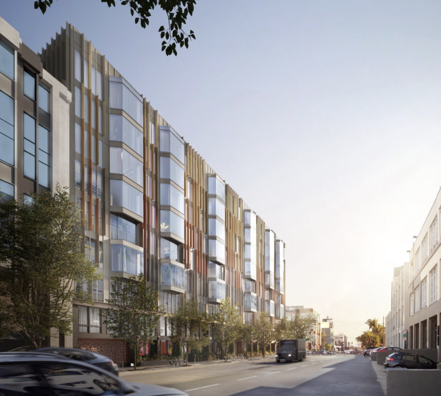 321 Florida Street Perspective Rendering, image by Handel Architects