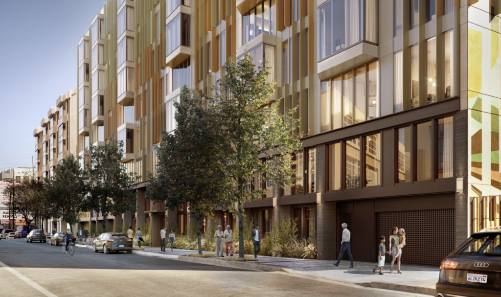321 Florida Street Streetview Rendering, image by Handel Architects