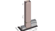 325 Fremont Street massing drawing, illustration by Wong Logan Architects