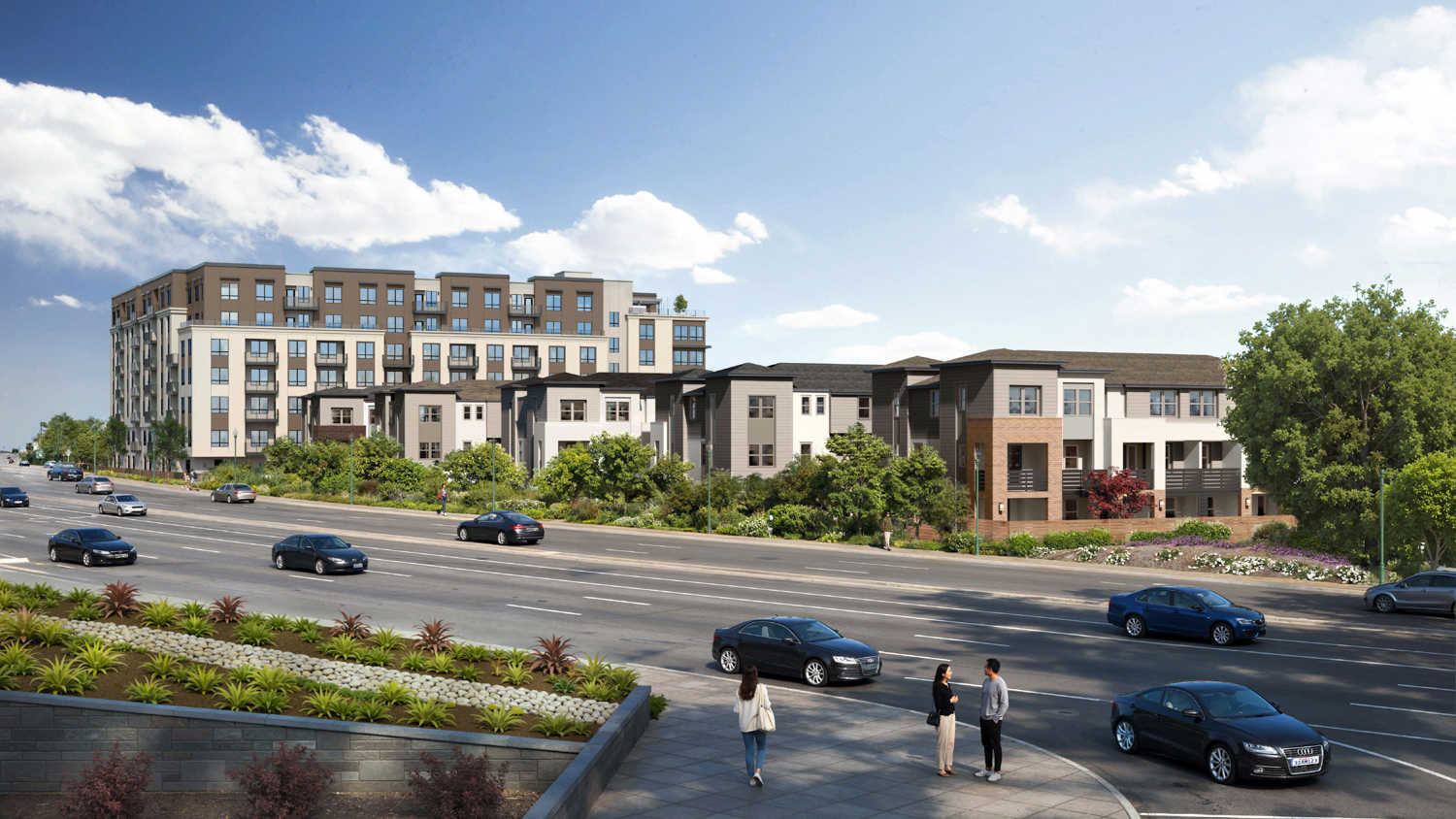 477 East Hillsdale Boulevard, rendering by TCA Architects