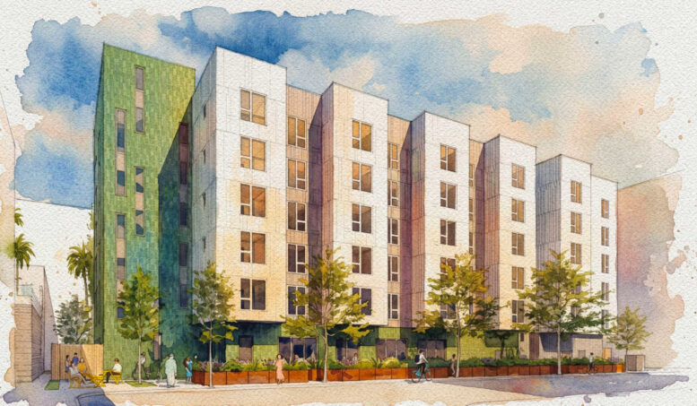 55 Lapu-Lapu Street, rendering by David Baker Architects