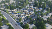 8100 Valentine Avenue aerial overview, rendering by Bassenian Lagoni Architects