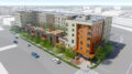 La Bella affordable housing, rendering courtesy Van Meter Williams Pollack