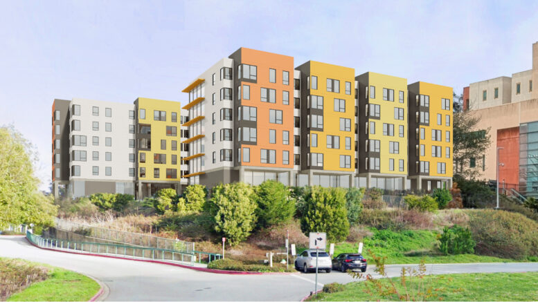 .Laguna Honda Senior Housing, rendering by Herman Coliver Locus Architecture